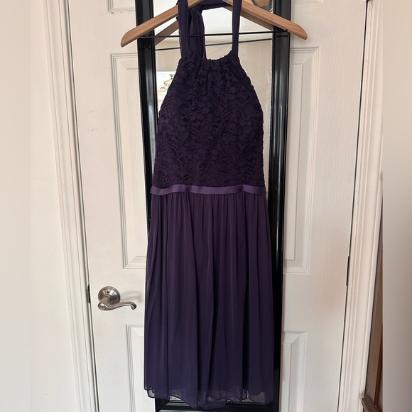 David’s Bridal Lapis Bridesmaid Dress - Picture 1 of 4